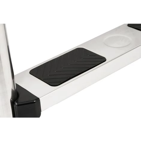 Zelsius Echelle De Piscine à 3 Marches En Acier Inoxydable V2A | 50,2 X 36,5 X 158 Cm - Argent | Avec Protection Antidérapante | Escalier De Piscine 3 Zelsius Echelle De Piscine à 3 Marches En Acier Inoxydable V2A | 50,2 X 36,5 X 158 Cm - Argent | Avec Protection Antidérapante | Escalier De Piscine – Image 3