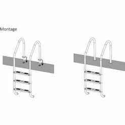 Zelsius Echelle De Piscine à 3 Marches A | 50 X 62 X 157 Cm - Argent | Avec Protection Antidérapante 7 Zelsius Echelle De Piscine à 3 Marches A | 50 X 62 X 157 Cm - Argent | Avec Protection Antidérapante -Sécurité et protection de la piscine Soldes 18087091 3