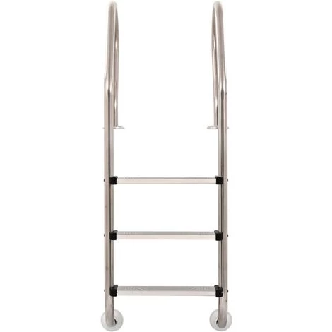 ASUPERMALL Echelle De Piscine A 3 Marches Acier Inoxydable 120 Cm 4 ASUPERMALL Echelle De Piscine A 3 Marches Acier Inoxydable 120 Cm – Image 4