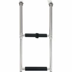 VidaXL Échelle D'embarquement Pliable 2 Marches Acier Inoxydable -Sécurité et protection de la piscine Soldes 19230663 4