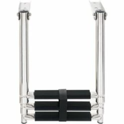 VidaXL Échelle D'embarquement Pliable 3 Marches Acier Inoxydable -Sécurité et protection de la piscine Soldes 19230664 3