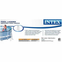 Échelle De Piscine Intex 28066 En Acier Galvanisé 122cm -Sécurité et protection de la piscine Soldes 28012501 3