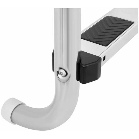 HELLOSHOP26 Échelle De Piscine 4 Marches Inox Plastique Charge Maximale 180 Kg - Argenté 4 HELLOSHOP26 Échelle De Piscine 4 Marches Inox Plastique Charge Maximale 180 Kg - Argenté – Image 4