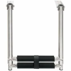 ASUPERMALL Echelle D'embarquement Pliable 2 Marches Acier Inoxydable -Sécurité et protection de la piscine Soldes 32097901 3