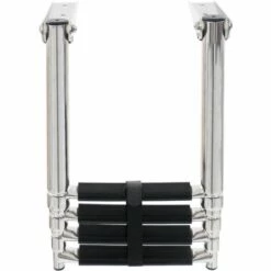 YOUTHUP Échelle D'embarquement Pliable 4 Marches Acier Inoxydable 7 YOUTHUP Échelle D'embarquement Pliable 4 Marches Acier Inoxydable -Sécurité et protection de la piscine Soldes 33317447 3