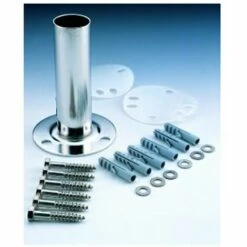 PISCINEO Platines à Visser Pour échelles Inox (le Jeu De 2)