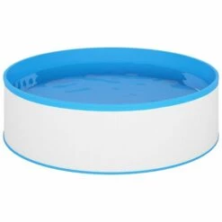VidaXL Piscine à éclaboussures Avec échelle Et Pompe 350x90 Cm Blanc -Sécurité et protection de la piscine Soldes 36288681 3