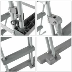 VidaXL Piscine à éclaboussures Avec échelle Et Pompe 350x90 Cm Blanc -Sécurité et protection de la piscine Soldes 36288681 5