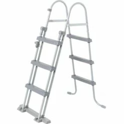 VidaXL Piscine à éclaboussures Avec échelle Et Pompe 350x90 Cm Gris -Sécurité et protection de la piscine Soldes 36349733 4