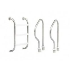 Équipement Piscine - Echelle Rambouillet 4 Marches Inox Complète De Procopi