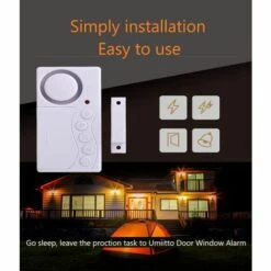 Alarme De Porte De Congélateur Avec Temporisation Alarmes De Porte De Réfrigérateur Piscine Pour La Sécurité Des Enfants Sécurité à La Maison Alarme De Fenêtre Sonnette De Porte Macaron -Sécurité et protection de la piscine Soldes 51761021 5