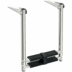 YOUTHUP Échelle D'embarquement Pliable 2 Marches Acier Inoxydable -Sécurité et protection de la piscine Soldes 51887493 3