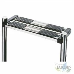 SUINGA Marche De Sécurité Pour Piscine Avec Double Surface Antidérapante