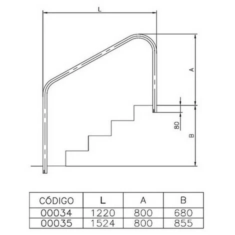 SUINGA Ancrage Extérieur-intérieur Sortie Piscine Pour échelle - 1220 Mm à Sceller 2 SUINGA Ancrage Extérieur-intérieur Sortie Piscine Pour échelle - 1220 Mm à Sceller – Image 2