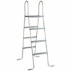 Gré Echelle à Plateforme Pour Piscines Hors-sol 120-132 Cm. Gre