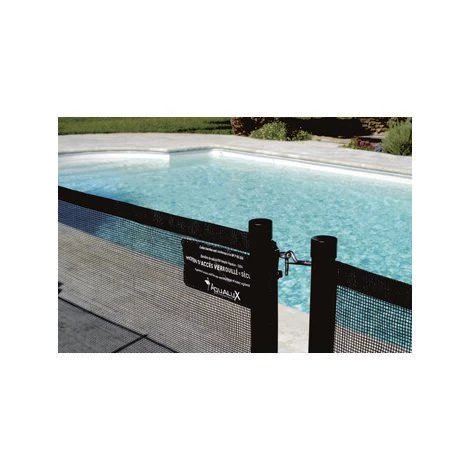 AQUALUX Barrière De Protection Piscine - Module Complet 3,2m - Clôture De Sécurité Souple - Conforme à La Norme NF P 90-306 Piscine - Préventif - EDG - Noir 3 AQUALUX Barrière De Protection Piscine - Module Complet 3,2m - Clôture De Sécurité Souple - Conforme à La Norme NF P 90-306 Piscine - Préventif - EDG - Noir – Image 3