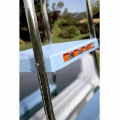 Gré Echelle Pour Piscine Hors-sol - H142 Cm - Grise Avec Plateforme -Sécurité et protection de la piscine Soldes 55284390 3