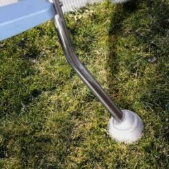 Gré Echelle Pour Piscine Hors-sol - H142 Cm - Grise Avec Plateforme -Sécurité et protection de la piscine Soldes 55284390 4