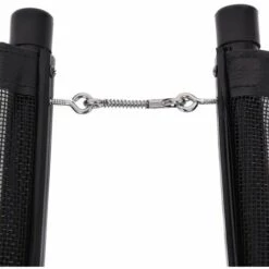 COSTWAY Barrière De Protection Souple Barrière De Sécurité Pour Piscine Barriere Filet En Aluminium 360 X 125 Cm Noire -Sécurité et protection de la piscine Soldes 55461375 5