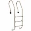 LITZEE Échelle De Piscine à 3 échelons Acier Inoxydable 304 120 Cm #