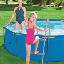 LITZEE Échelle De Piscine à 2 Marches Flowclear 84 Cm # -Sécurité et protection de la piscine Soldes 55637653 4