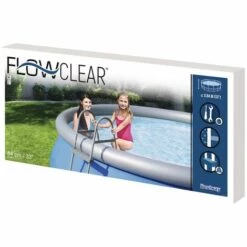LITZEE Échelle De Piscine à 2 Marches Flowclear 84 Cm # -Sécurité et protection de la piscine Soldes 55637653 5