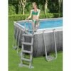 LITZEE Échelle De Piscine à 4 Marches Flowclear 122 Cm #
