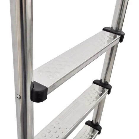 GROSMONDE Echelle De Piscine 3 Marches Inox 304 Pour Piscine 120 Cm 3 GROSMONDE Echelle De Piscine 3 Marches Inox 304 Pour Piscine 120 Cm – Image 3