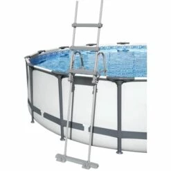 JN.SONGS Echelle Sécurité 2x4 Marches Echelle De Piscine Avec Poignée Robuste, 107 Cm -Sécurité et protection de la piscine Soldes 58068696 3