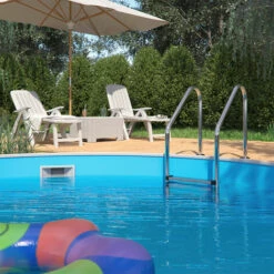 Échelle De Piscine Acier Inoxydable Brillant Avec 3 Barreaux VitaliSpa -Sécurité et protection de la piscine Soldes 59119884 4