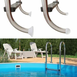 Échelle De Piscine Acier Inoxydable Brillant Avec 3 Barreaux VitaliSpa -Sécurité et protection de la piscine Soldes 59174937 5