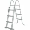 BESTWAY Echelle De Sécurité 2 X 3 Marches Pour Piscine Hauteur 107 Cm