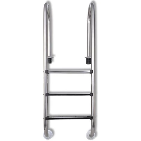 SUPERMARKET Échelle De Piscine à 3 échelons Acier Inoxydable 304 120 Cm SUHB-90502 2 SUPERMARKET Échelle De Piscine à 3 échelons Acier Inoxydable 304 120 Cm SUHB-90502 – Image 2