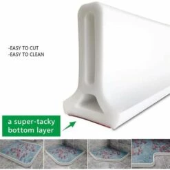FUHUIDATRADING Barrière De Douche Pliable Et Système De Rétention Pour Barrage D'eau Et Maintient L'eau à L'intérieur Du Seuil -Sécurité et protection de la piscine Soldes 64047261 5