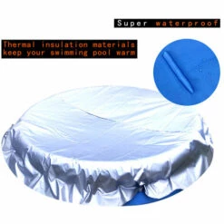 MERKMAK Couvertures De Piscine Rondes 10FT 210D Etanches A La Poussiere Et A La Pluie Etanches Hors Sol Enterrees Rondes Pour Piscines Familiales De Jardin -Sécurité et protection de la piscine Soldes 65755492 4