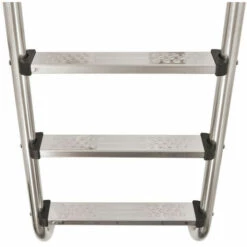 LES TENDANCES Echelle De Piscine 3 Marches Acier Inoxydable 120 Cm Visty -Sécurité et protection de la piscine Soldes 66903008 4