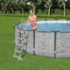 TRUE DEAL Bestway Échelle De Piscine à 4 Marches Flowclear 122 Cm