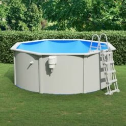 Sécurité et protection de la piscine Soldes 9 TRUE DEAL Piscine Avec échelle De Sécurité 360x120 Cm