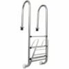 VidaXL Échelle De Piscine à 3 échelons Acier Inoxydable 304 120 Cm - Argent